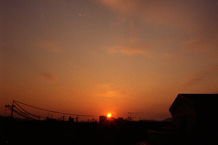 photograph, 2009 | sun rise, Tsushima, Okayama | 日の出, 津島, 岡山
