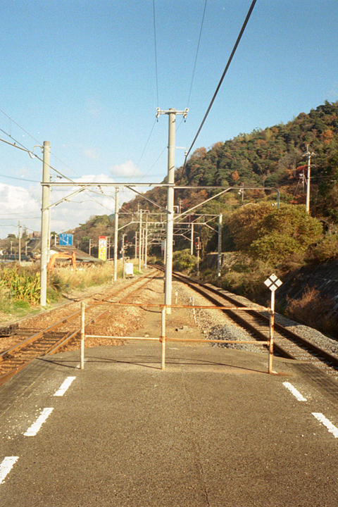 photograph, 2008 | winter, Yosan Line | 冬, 予讃線, 通過待ち
