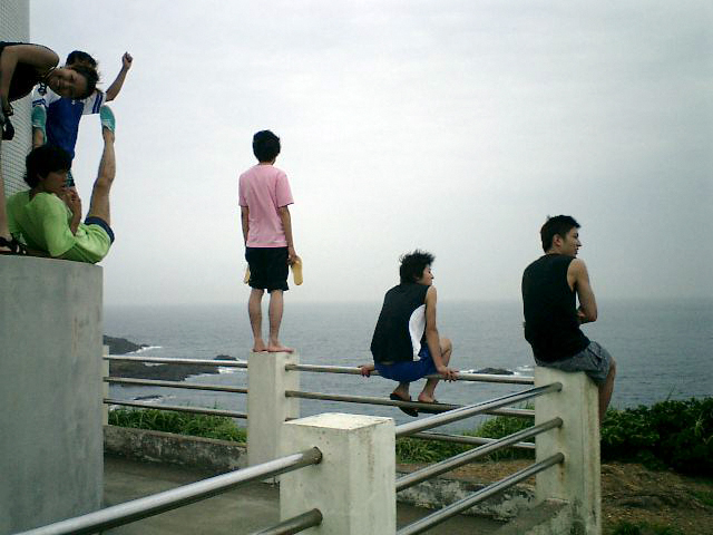 photograph, 2003 | summer, camp, Tsumeki-saki, Izu | 夏, ダクトキャンプ, 爪木崎灯台, 伊豆行