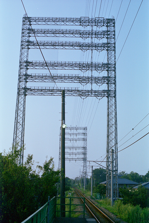 photograph, 2003 | summer, JR, Sagami Line, Shimomizo Sta., Sagamihara | 夏, 相模線, 下溝駅, 相模原