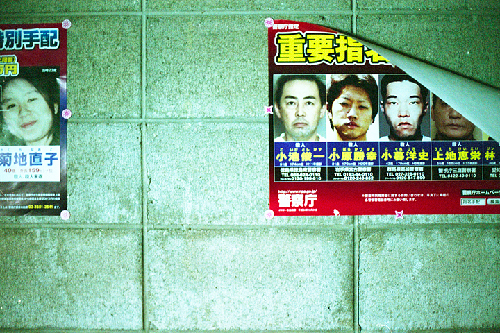photograph, 2012 | spring, wanted posters, Inujima, Okayama | 春, 港の待合室, 犬島, 岡山