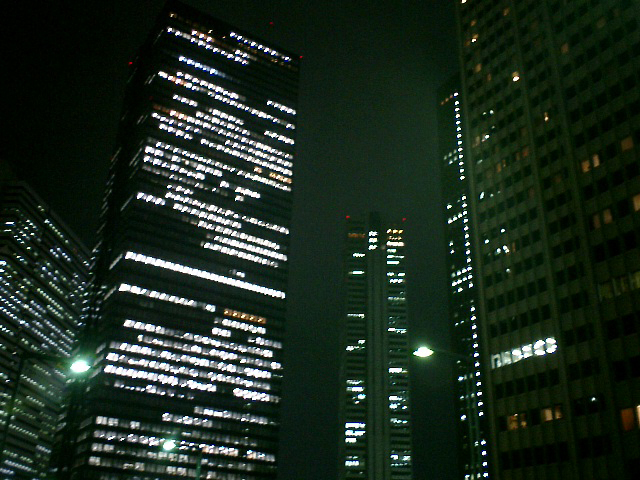 photograph, 2003 | autumn, night, Sinjuku, Tokyo | 秋, 夜景, 西新宿, 東京