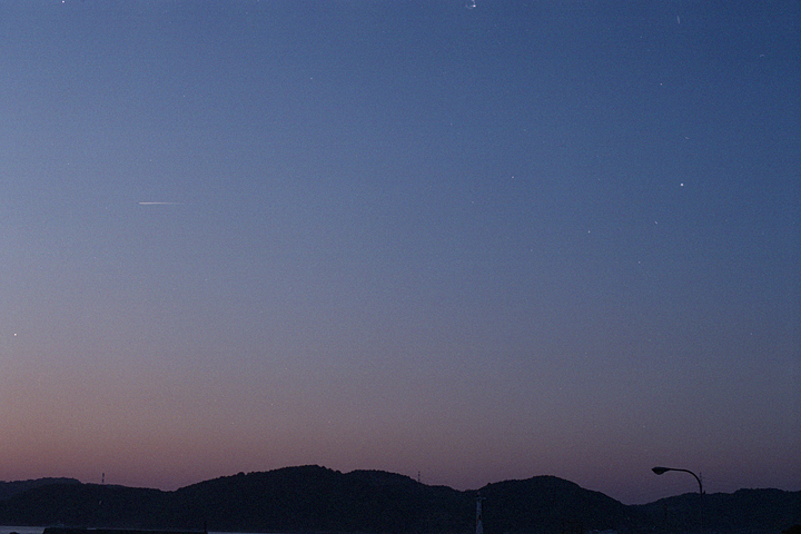 photograph, 2012 | evening twilight, spring, Inujima, Okayama | 夕暮れ, 春, 犬島, 岡山