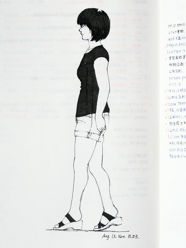 drawing, ballpoint pon, marker, Japanese teen girl | スケッチ, ボールペン, 肉感少女, 蹴られたい, マーカー