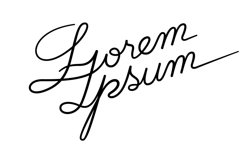 logotype design, lettering | オールドスタイルをイメージした筆記体のタイトルロゴ, レタリング | [Lorem ipsum]