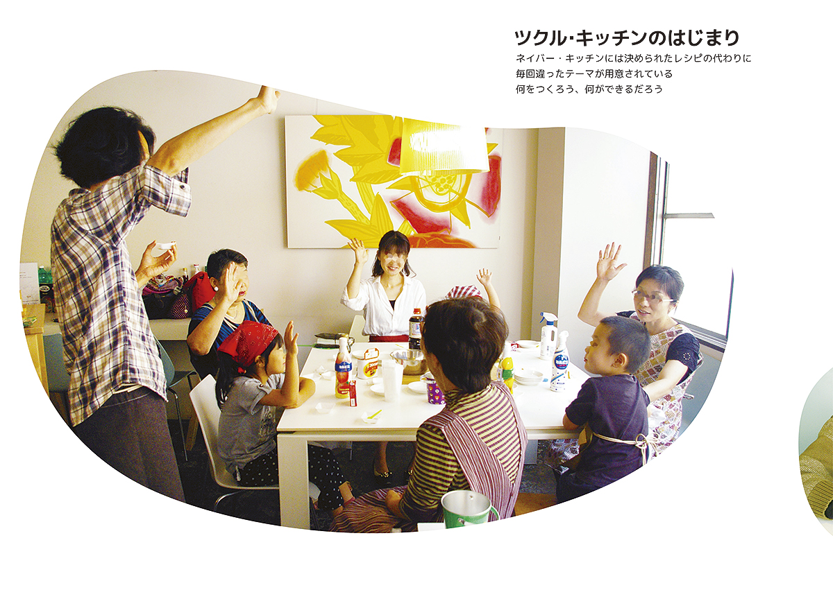 layout, booklet | 見開きのレイアウト, イベントの流れ説明ページ